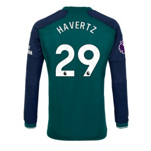 Lacne Muži Futbalové dres Arsenal Kai Havertz #29 2023-24 Dlhy Rukáv - Tretina